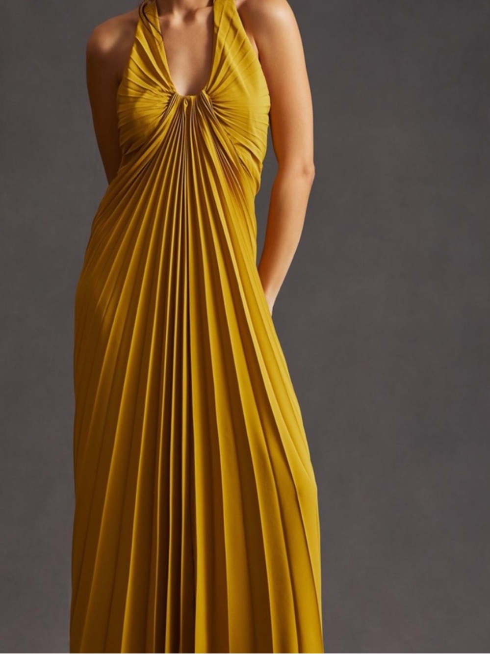 Anthropologie Halter Dress sz 2P Petite - Picture 2 of 12